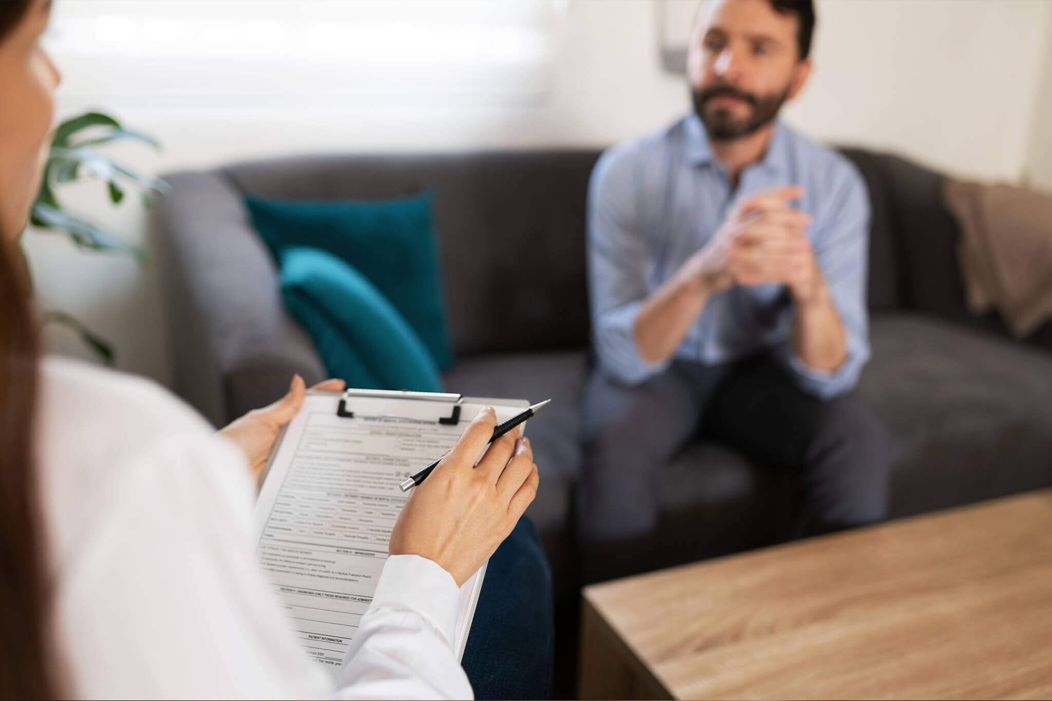 A Patient in counselling with Sleep Medicine Doctor